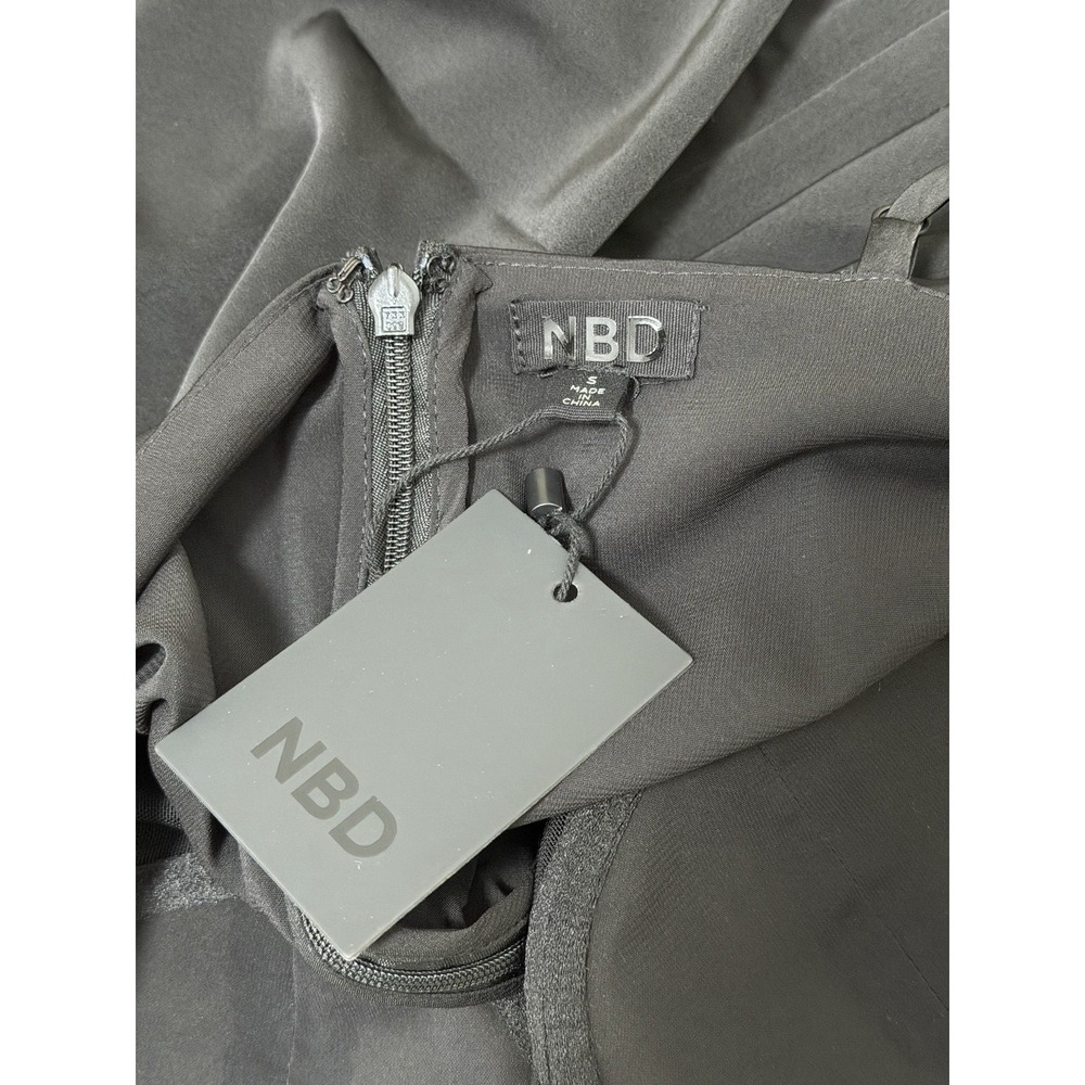 NBD Womens Myles Corset Mini Dress Size S Black LBD Dark Romantic Party Rave NWT - Picture 4 of 6